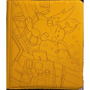Sleepy Raichu 9 Pocket Top Loader Pokemon  Binder 288 Cards